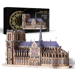 Metalowe Model 3D - Katedra Notre Dame